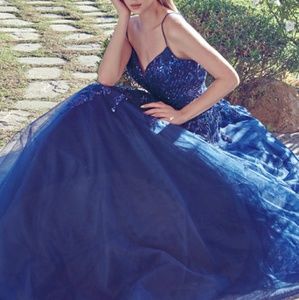 New formal quiencenara pageant prom party dress